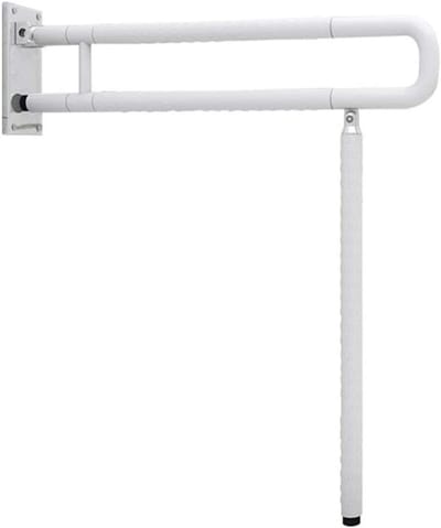 Opvouwbare Beugel - Veiligheidshandvat Douche - Badkamer Veiligheid - Opklapbaar Ontwerp - 60 cm Lengte - Wit