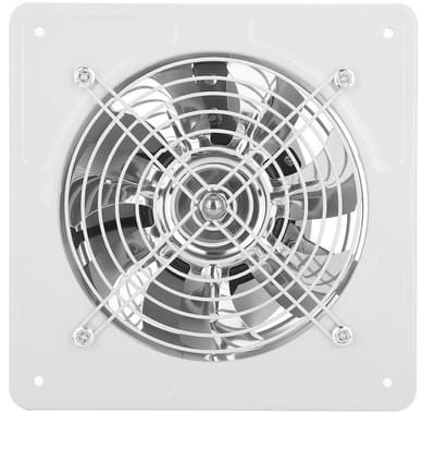 Dailygoody - Wandafzuigventilator - Super Stille Ventilatie - 6 Inch - Energiezuinig - Ideaal voor Badkamer en Keuken - Wit