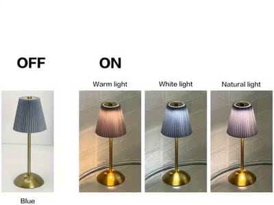 Bovista Nachtlampje - Volwassenen - Kinderen - Slaapkamer - Baby - Nachtlamp - Leeslamp - Slaapkamer - Blauw