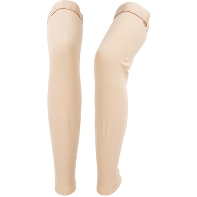 Manchons de Compression Jambe Entière 23 à 32mmHg Protège Jambe Long Manchons Genou pour Cuisse Genou Mollet
