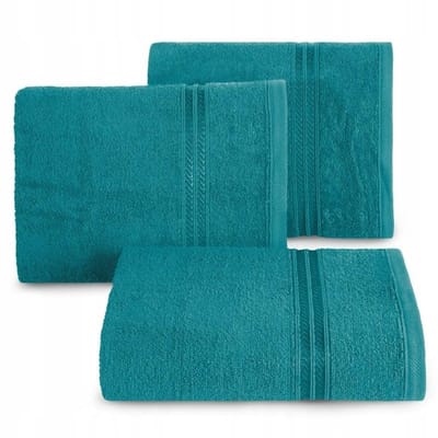 Lori Badhanddoek 50x90 cm - 100% Katoen Frotte - Turquoise