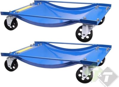 Wieldollieschalen, Automover, 450 KG, Auto mover, Set 2 stuks