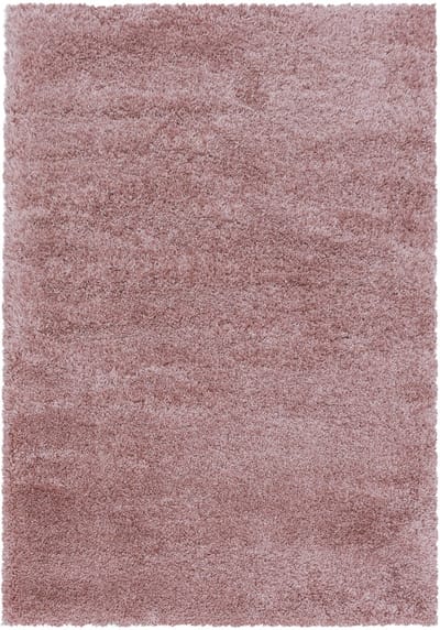 Extra hoogpolig shaggy vloerkleed Fluffy - roze - 120x170 cm
