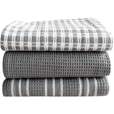 3 stuks/set Katoen Wafel Weefsel Keuken Vaatdoeken Ultra Zacht Absorberend Sneldrogend Afwasdoeken Huishoudelijke Serviesdoeken