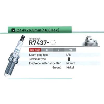 Bougie  NGK R7437-9 4