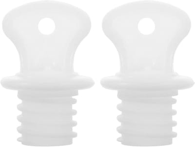 Warmwaterkruik Afsluitdeksel - Warmwaterzak Stopper - Lekvrije Afdichting - Hoge Kwaliteit Rubber - 2 stuks 3.8 cm - Wit