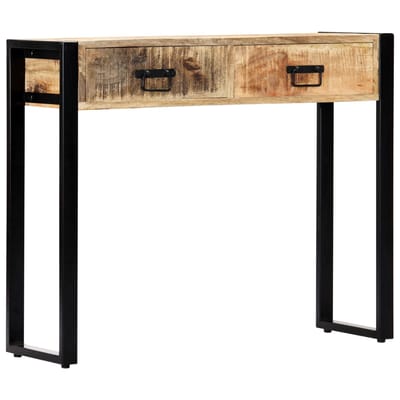 vidaXL - Wandtafel - 90x30x75 - cm - massief - mangohout