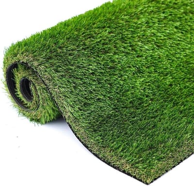 Kunstgras voor tuinen, gazon en groene oppervlakken, realistisch kunstgras, poolhoogte 40 mm, uv-bestendig en onderhoudsvriendelijk, groen, 4 m x 4,0 m