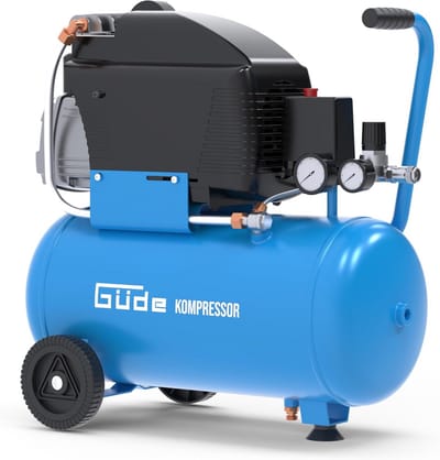 Oliegesmeerde compressor 24L ketel 10 Bar 1500W Mobiel