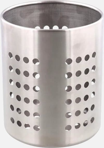 Bestekhouder - RVS - Zilver - Ø 11,1 x 13,5 cm