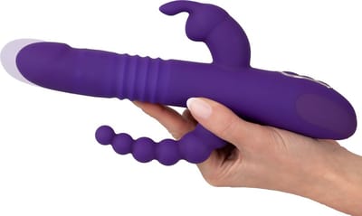 Rabbit Vibrator Thrusting Pearl Triple