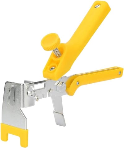 Tegel Layouter - Nivelleerhulp - Vloeren Plaatsen - Precisie Verstelbaar - 28.5x20x4 cm - Geel