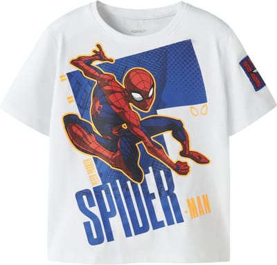 NAME IT - NMMAJIT SPIDER NREG SS TOP BOX MAR - Jongens - T-shirts