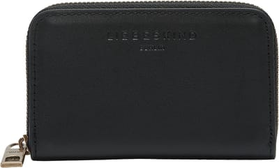 LIEBESKIND BERLIN Leren Kaarthoes Lea Calf Nappa Jo Card Case Black Zwart
