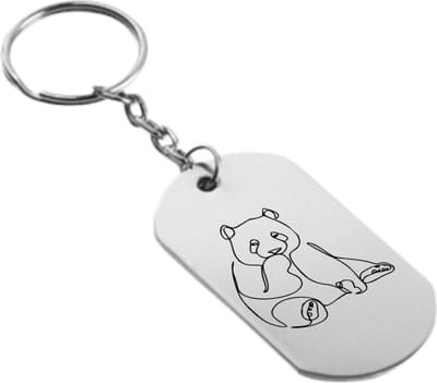 Akyol - Panda sleutelhanger - Pandabeer - Reuzenpanda - Schattig Cadeautje voor Kinderen of Volwassenen - Leuk kado voor iemand die van dieren houd