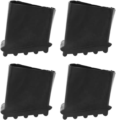 Laddervoeten - Antislip Pads - Veilig Werken - Universele Pasvorm - 25x50mm - Zwart