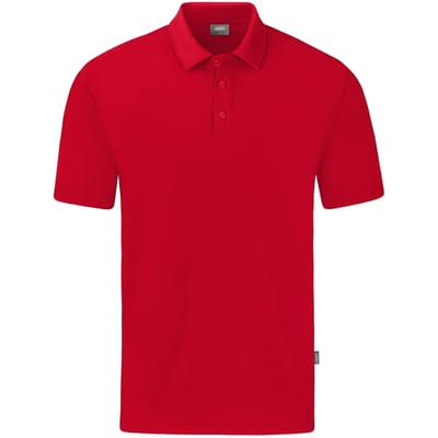 Jako Organic Polo Stretch Heren - Rood | Maat: 3XL