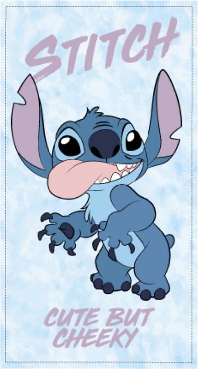 Disney Lilo & Stitch Strandlaken / Handdoek - 70x140 cm - Sneldrogend polyester