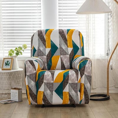 Housse de fauteuil inclinable Housse de canapé Première Classe Housse de fauteuil à bascule simple entièrement couvrante Fonction électrique Housse de canapé Chivas pour la maison 55cm
