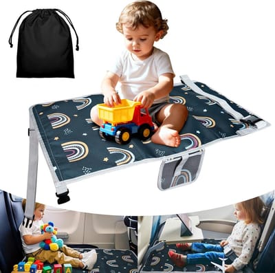 Verlenging van vliegtuigstoel voor kinderen, voetsteun, reisaccessoire, comfortabele hangmat, draagbare voetsteun voor korte vluchten en peuters