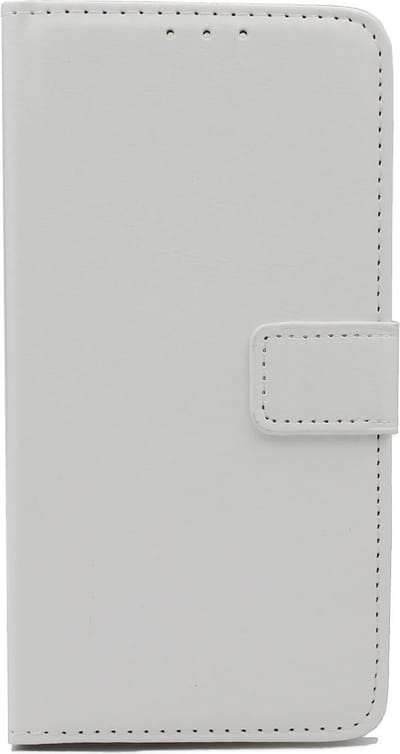 HB Hoesje Geschikt voor Samsung Galaxy S10 - Portemonnee Book Case - Pasjeshouder en Magneetlipje - Wit