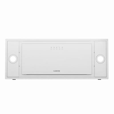 Klarstein TurboMax Onderbouw-afzuigkap, 75cm onderbouwkap, 382 m³/u luchtstroom, Energie-efficiëntie A+, LED-verlichting, 3 ventilatiestanden, Koolstoffilter, Wit