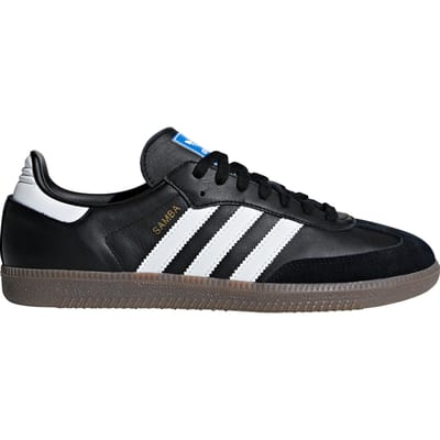 ADIDAS Samba OG schoenen - leer & suède - unisex (37 1/3, Zwart)