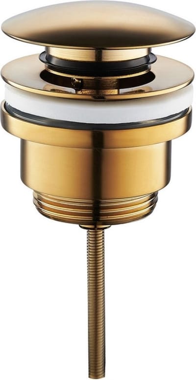 Sanifun Luxe Clickwaste Sprangler Geborsteld Messing – Wastafel & Fontein Clickafvoer