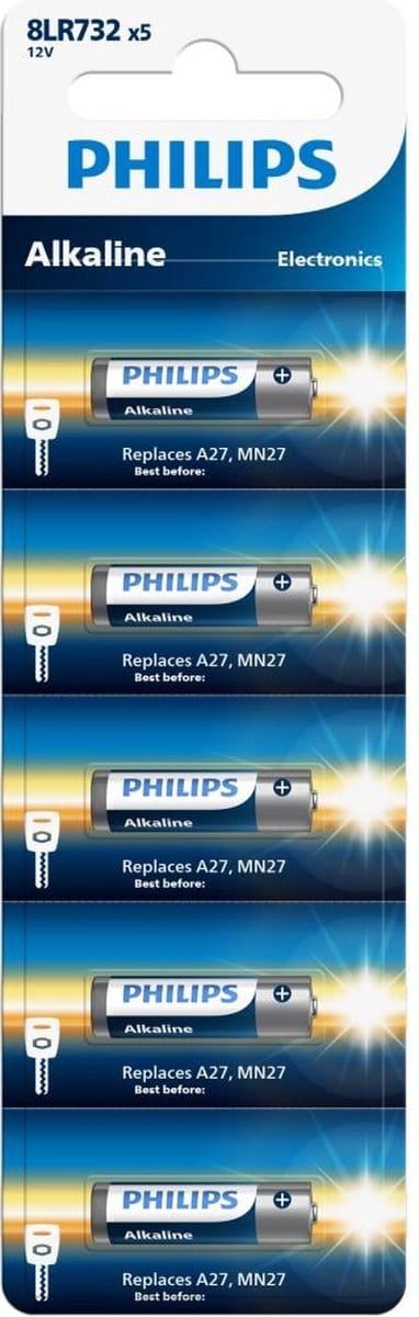 Philips – 27A – 5 stuks