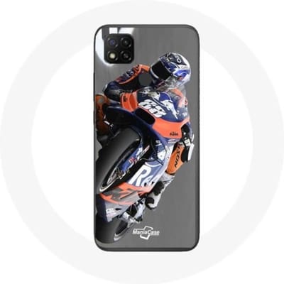 Coque - maniacase - Xiaomi Redmi 9C - Souple - Noir - Miguel Oliveira Moto GP 88 noir