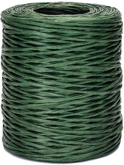 Papierdraad 2 mm - Bloemendraad voor Decoraties en Doe-Het-Zelf Projecten - 200 m Groen