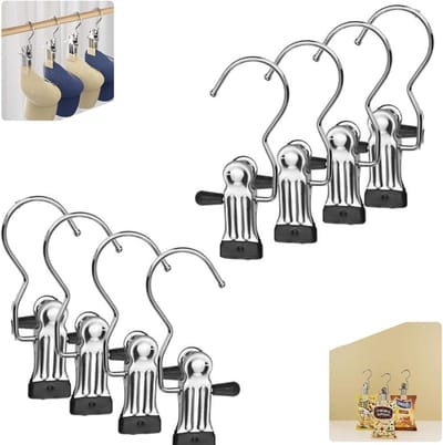 8 Stuks Draagbare Antislip Wax Clips, 360° Draaibare Klemmen voor Reizen, Thuisgebruik, Schoenen en Handdoeken