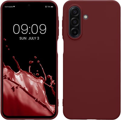 kwmobile telefoonhoesje geschikt voor Samsung Galaxy A17 4G / 5G - Hoesje voor smartphone - Back cover in bordeaux-violet