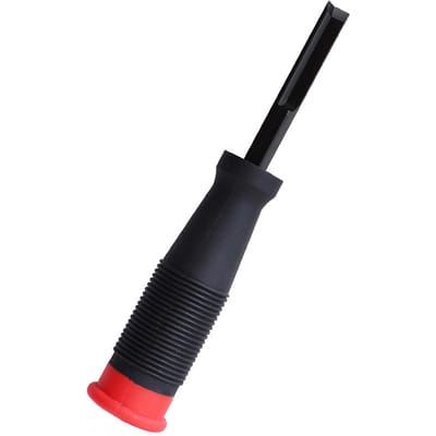 8mm Hoekbeitel 2,76 Inch Snijdiepte 90 Graden Vierkante Penbeitel voor Scharniergroeven Deurkozijn Frame Maken black