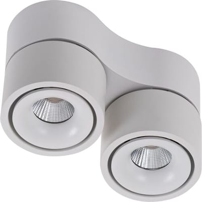 KS Verlichting Ole 2 Opbouwspot Wit
