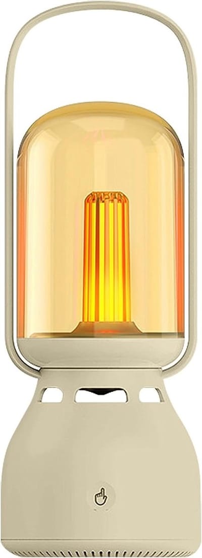 Oplaadbare Campinglamp met Draadloze Speaker, Dimbare Buitenlamp voor Tent, Tuin en Noodverlichting