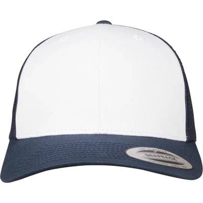 Flexfit - Retro Trucker Colored Front blk/wht/blk one size Trucker pet - Zwart/Wit