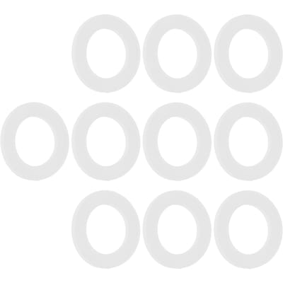 10 stuks O-ringen Waterverwarming Afdichting Siliconen Platte Pakkingen Ring Avirulent Smaakloos 1 14 white