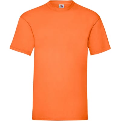 Fruit of the Loom Heren Valueweight T-Shirt (Oranje)