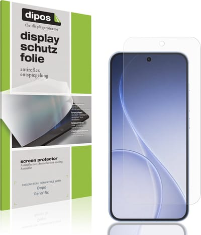 dipos – 4x Matte Beschermfolie geschikt voor Oppo Reno15c | Krasbestendige & antireflecterende Screenprotector Ultra-Thin