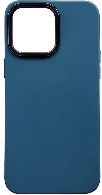 Casemania Hoesje Geschikt voor Apple iPhone 14 Pro - Donker Blauw - Shockproof Siliconen Back Cover