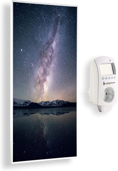 Energiezuinige Infrarood Paneelverwarming met Slimme Thermostaat en App Bediening 1000 Watt