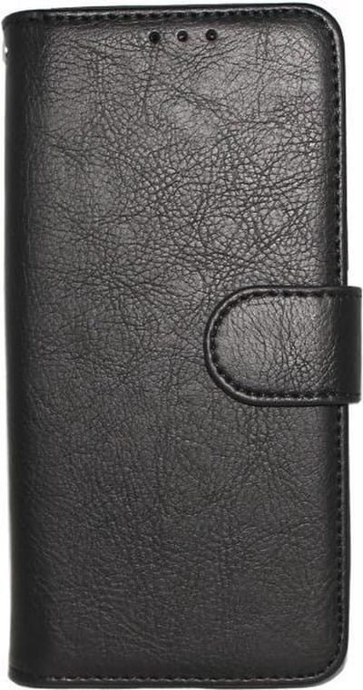 HB Hoesje Geschikt voor Samsung Galaxy S10 - Zwart - Luxe Kunstlederen Portemonnee Book Case