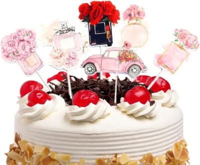 Akyol - Meisjes taartdecoratie - 10 stuks cupcake toppers - Eenhoorn topper - Taart topper - Cake - Taart - Prikker - 9 cm