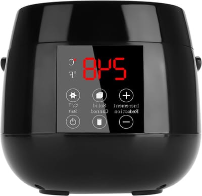 Professionele elektrische wasmachine voor therapie met LED-scherm, 4 x 100g waszakken en 20 wasdoeken voor ontharing en huidverzorging