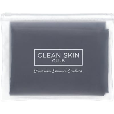 Clean Skin Club, Clean Sleep, taie d'oreiller aux ions d'argent, bleu nuit, 1 pièce gray