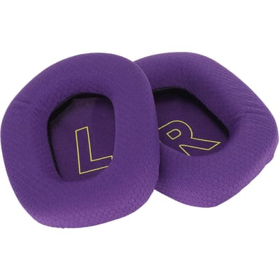 Oorkussens Professionele Geluidsisolatie Headset Oorkussen Vervanging met Zachte Ademende Mesh paars