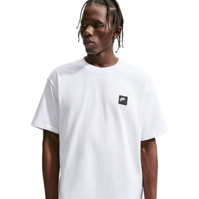Nike Air T-shirt T-shirts Heren - Wit - Maat S - Katoen Jersey