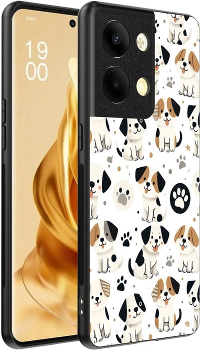 Smartphonica Telefoonhoesje Geschikt voor Oppo Reno 9 Pro Plus met honden opdruk - TPU backcover case dog design geschikt voor Oppo Reno 9 Pro Plus