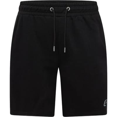 Crosshatch Branton-sweatshorts voor heren (Zwart)
